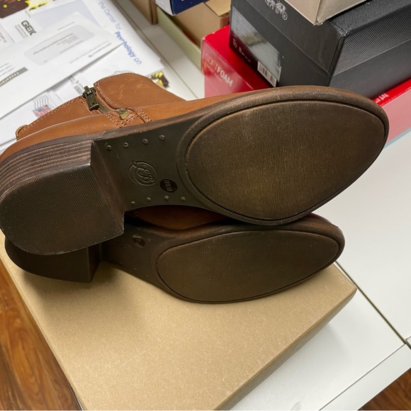 Lucky Brand Basel Bootie in Toffee - Picture 2 of 6